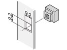 Kit d'écrous carrés de mise à la terre SCHROFF, M6 pour 3,5 mm, 50 Pcs