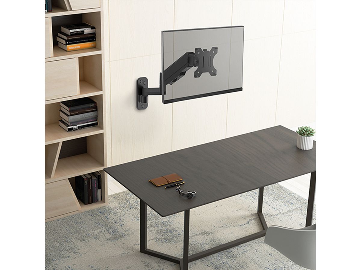 VALUE LCD-Arm, Wandmontage, 5 Gelenke, 17-32 Zoll, bis 8 kg, schwarz