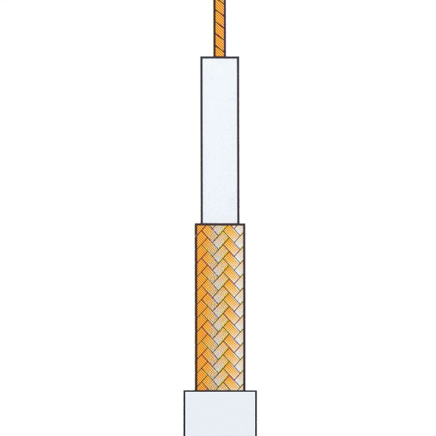 Koaxialkabel RG-59, schwarz, 100m, 75 Ohm