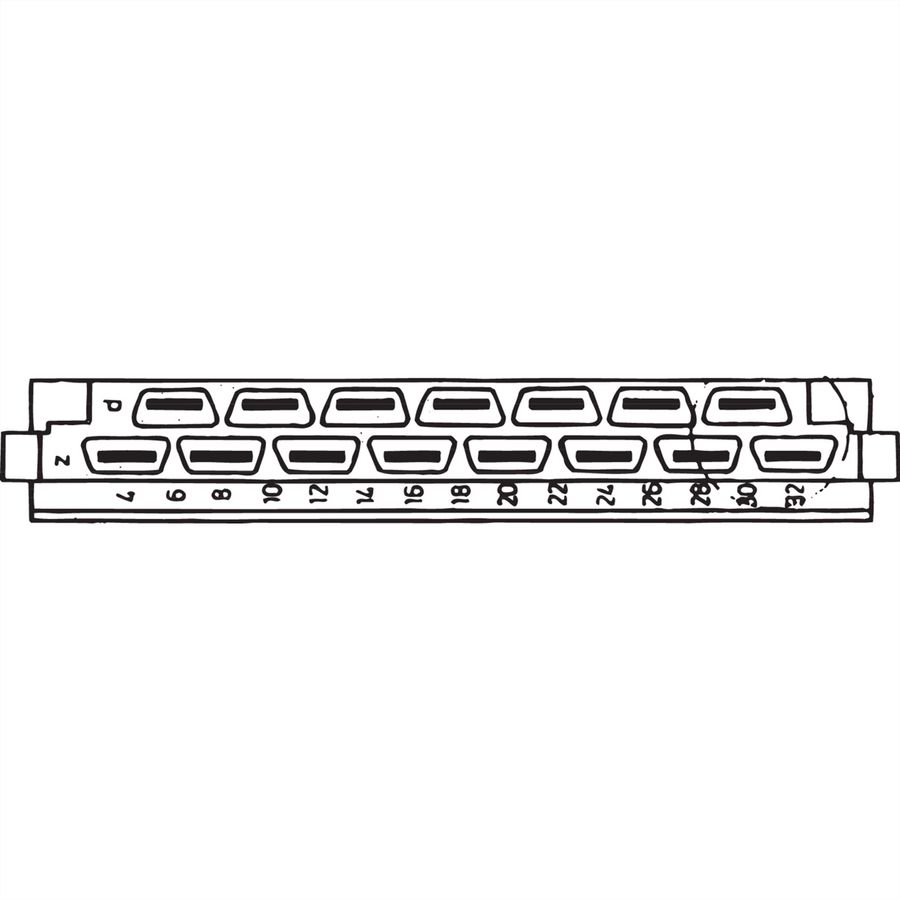 Connecteur SCHROFF de type H, EN 60603, DIN 41612, mâle, 15 contacts, FASTON 6.3 mm