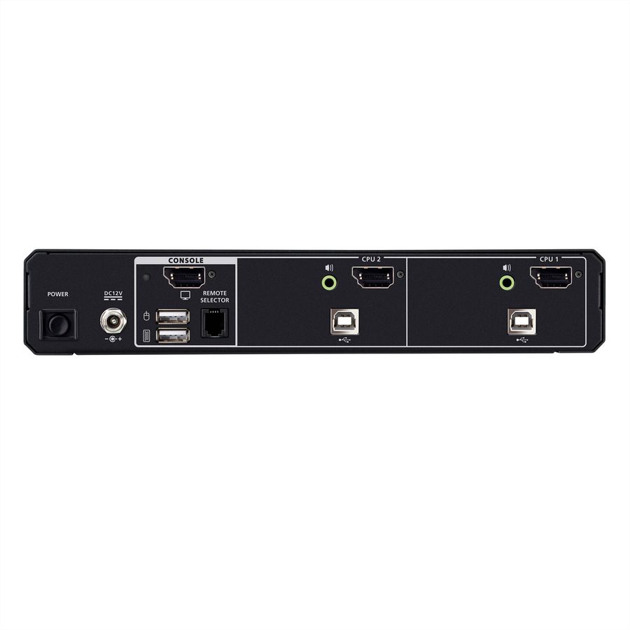 ATEN CS1182DPH4 2-Port USB 5K DP/HDMI, Single Display Universal Secure KVM Switch