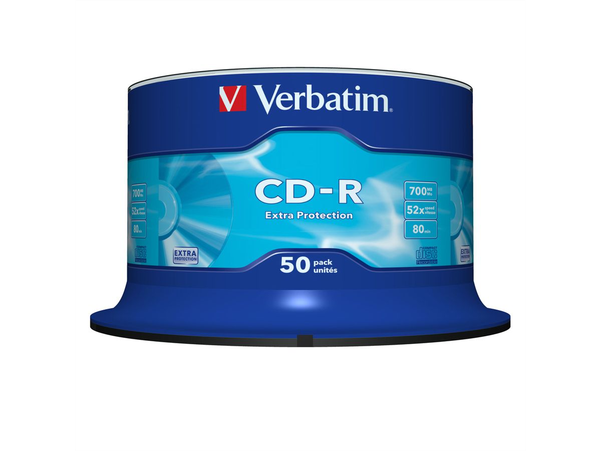 Verbatim CD-R Spindle 700MB 52x 50 Pack