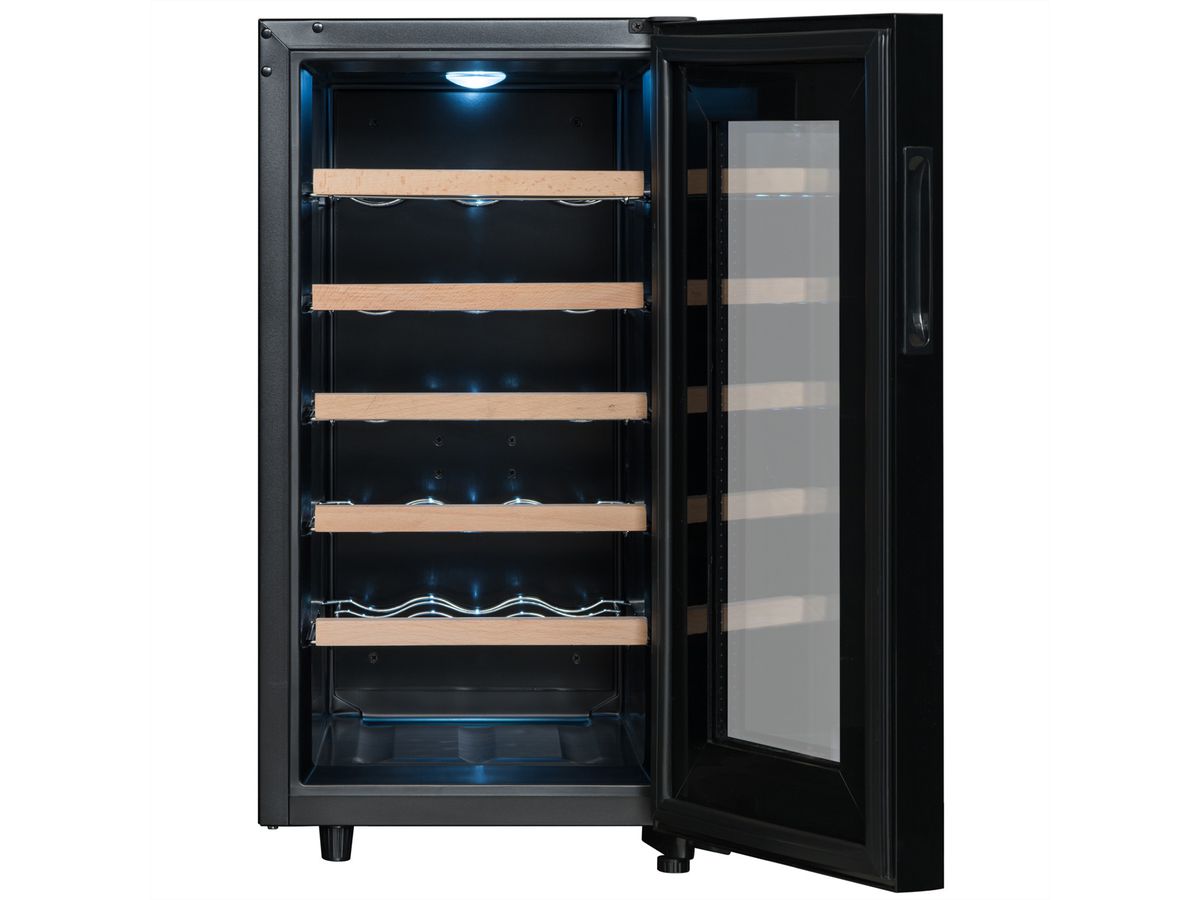Climadiff Weinkühlschrank CC18F, Freistehend, 1 Zone, 18 Flaschen