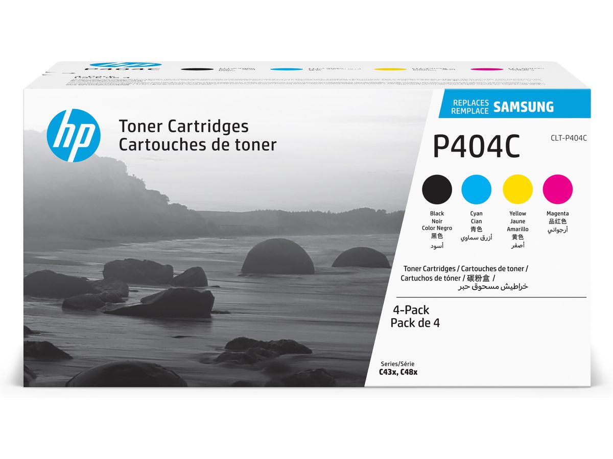 Samsung CLT-P404C 4er-Pack Cyan/Magenta/Gelb/Schwarz Original Tonerkartusche