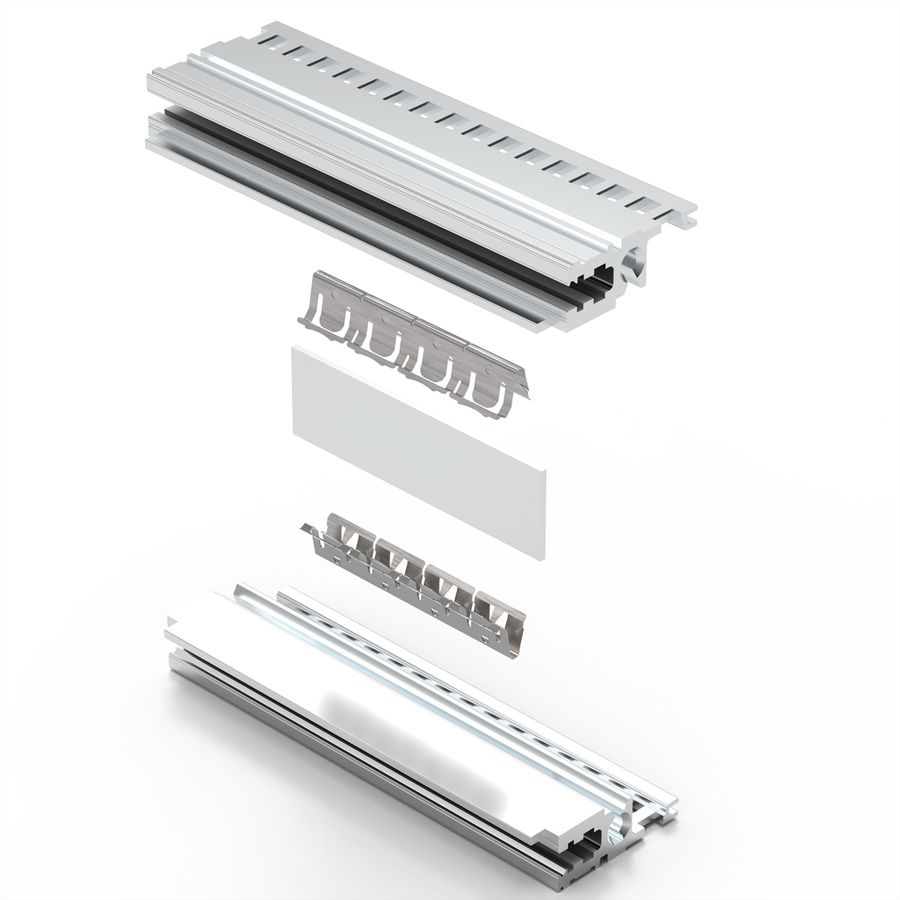 SCHROFF EMV-Dichtsatz zwischen Modulschiene und Modulschiene - HF-DICHTSATZ 40TE