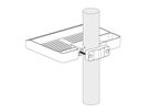 VALUE Ablagefach für Stangenmontage, bis 3 kg, 30-48 mm (1,2"-1,9")