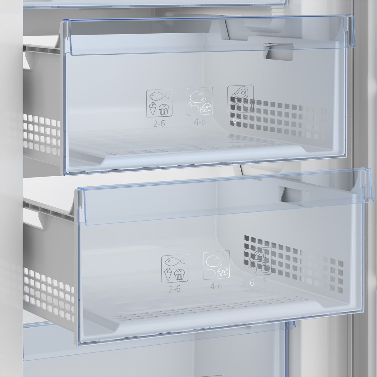 Beko Gefrierschrank RFNE448E45WCH, No Frost, 404l, weiss