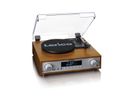 Lenco Chaîne Hi-Fi MC-160WD couleur bois, TT, DAB, radio FM, BT