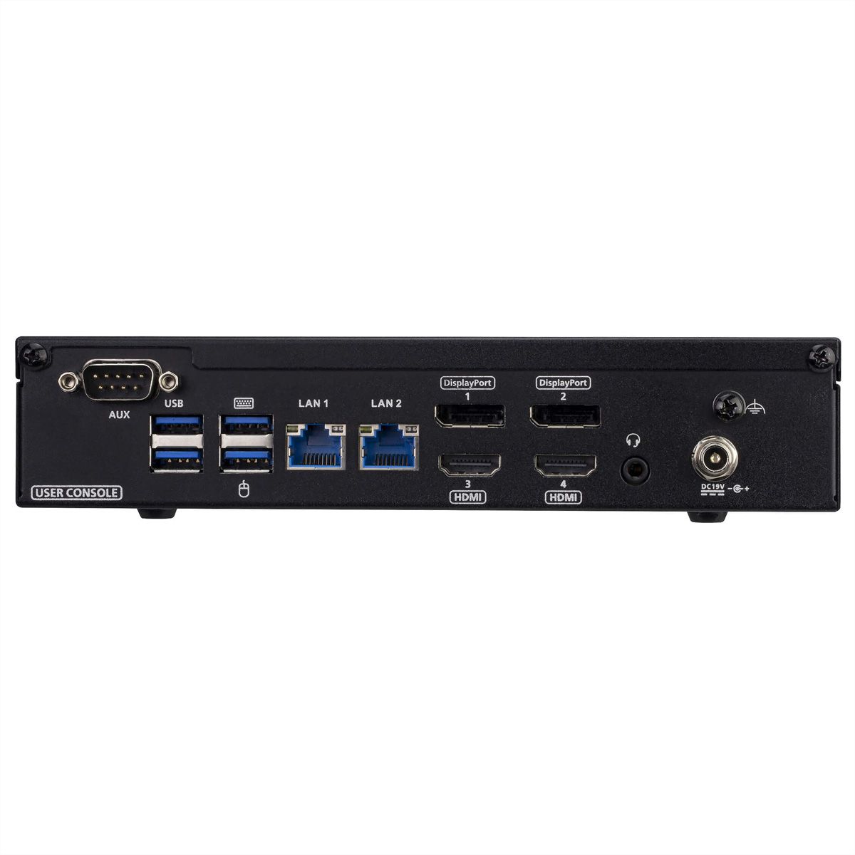 ATEN KA8585 Station console KVM sur IP à quatre écrans 4K