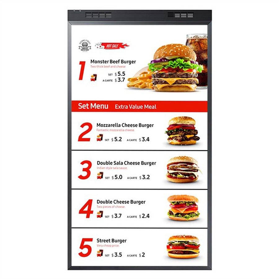 Samsung Digital Signage Display OM55N-D, 55", Outdoor Display 24/7 UHD, 3000cd/m², dual