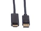 ROLINE DisplayPort Kabel DP - UHDTV, ST/ST, schwarz, 1 m