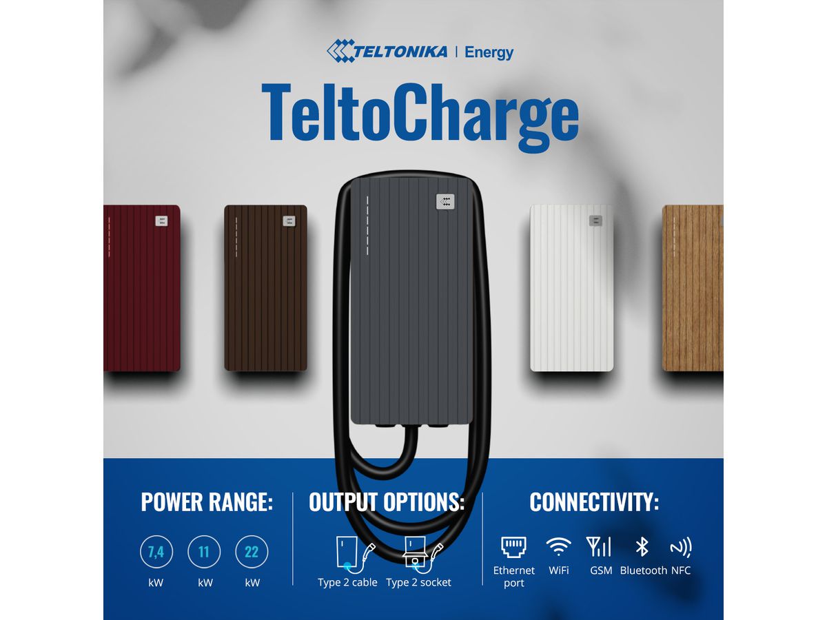 TeltoCharge EVC2002 22kW 32A 3-phase Socket