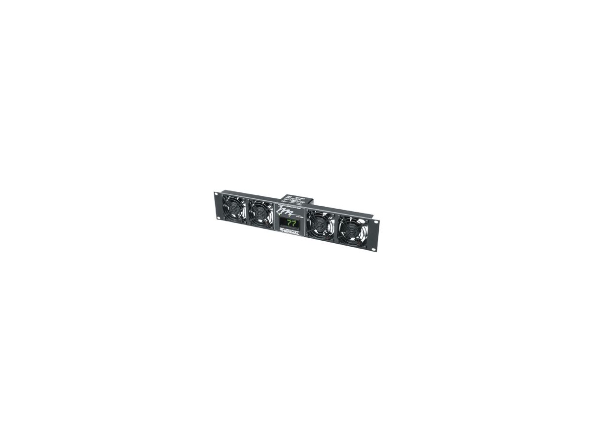 Middle Atlantic Products IUQFP-4D équipement de refroidissement en rack Noir 2U Écran integré