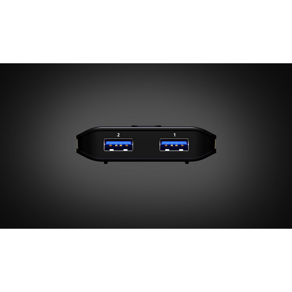 ATEN US4322 2x2-Port USB Sharing Switch, USB 3.2 Gen 1 Peripheral Sharing Switch