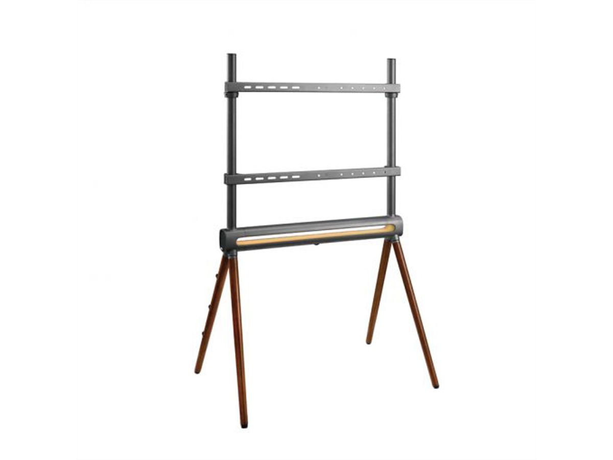 Hagor Standsystem Elia Studio Shine Wood, freistehendes Standsystem, schwarz / grau