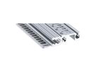 Rail horizontal SCHROFF, avant, type H-LD, lourd, lèvre longue, pour application IEEE, 1000 mm