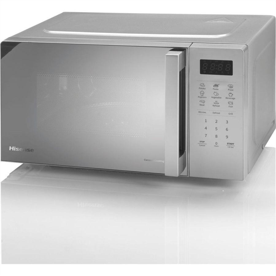Hisense Mikrowelle H20MOMS4HG, 20L, mit Grill, silber