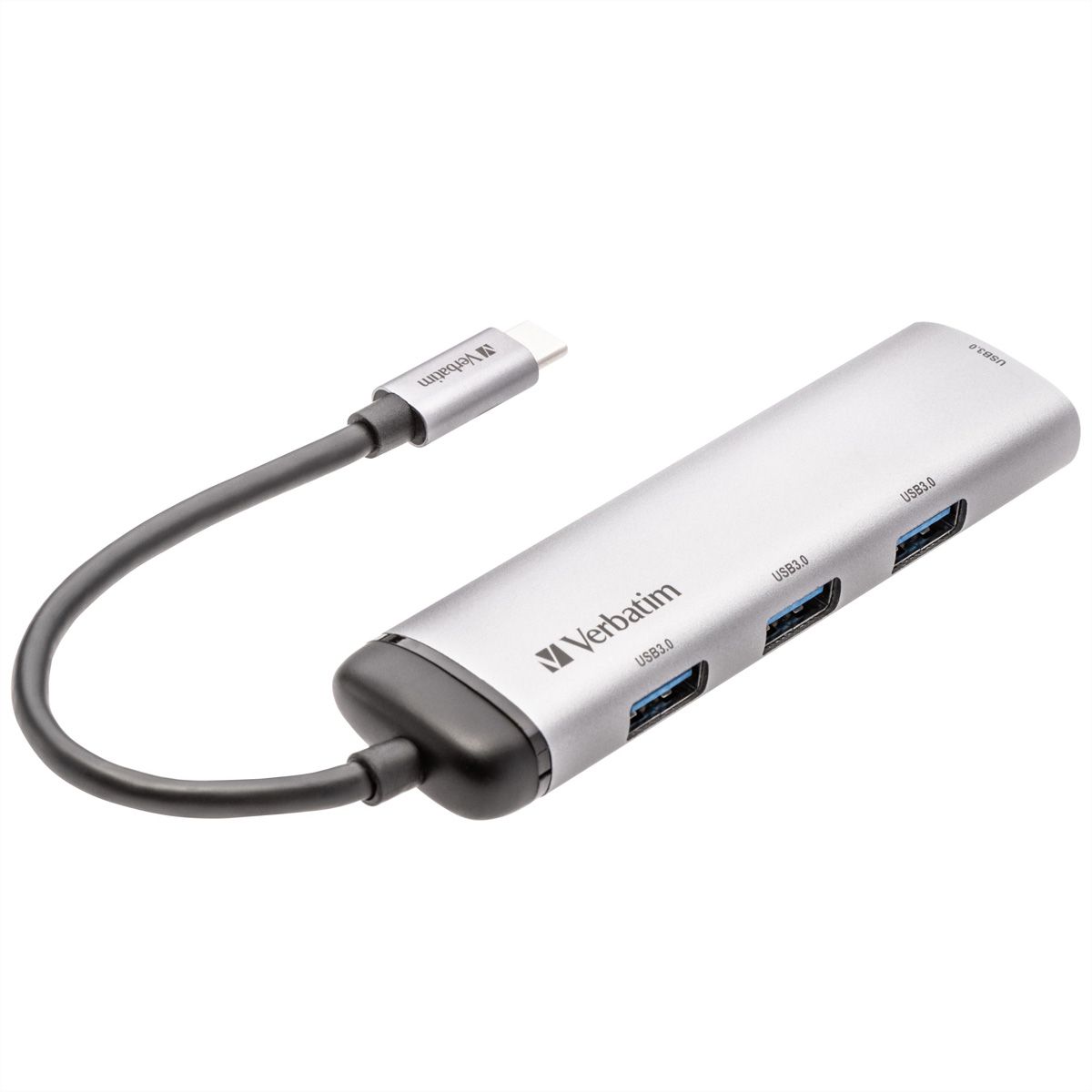 Verbatim USB-C Hub, 4x USB-A