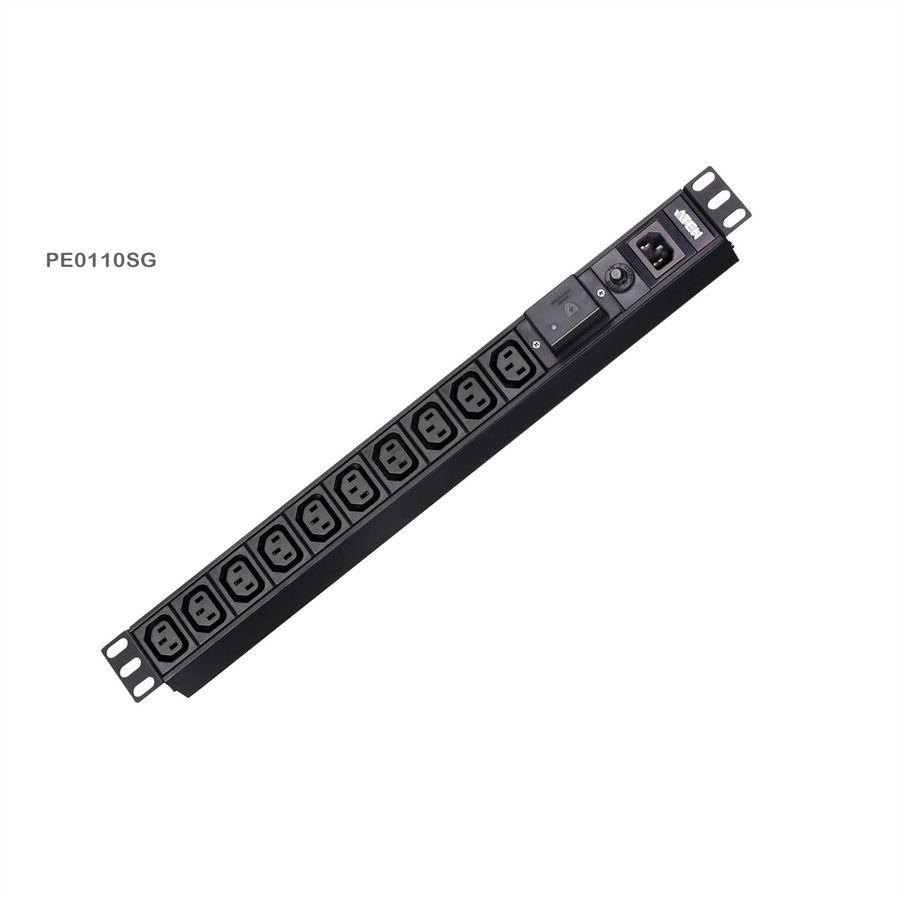 ATEN PE0110SG PDU de base 1U, 10A, 10 ports