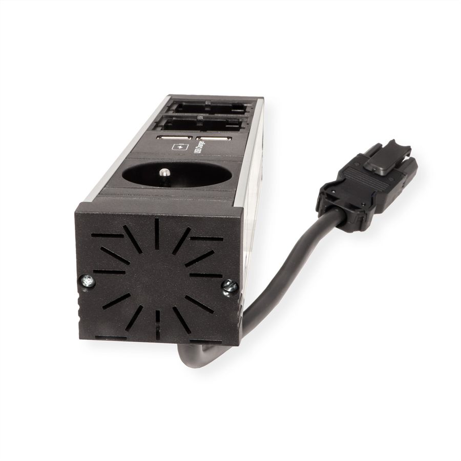 BACHMANN VENID 1xUTE 1xUSB Charger 2xCM 0,2m GST18