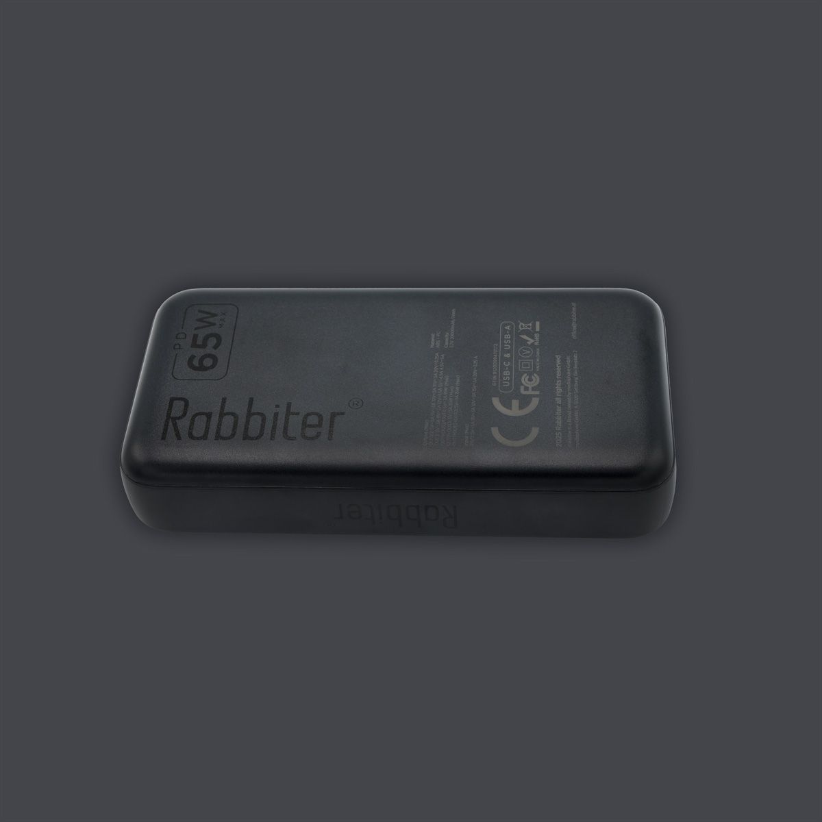 Rabbiter Power MaxCharge 20000 Pro, PowerBank, schwarz 20000 mAh