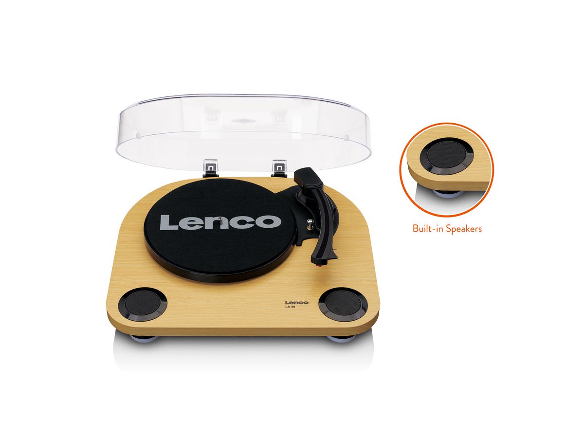 Lenco Platine vinyle LS-40WD, Bois