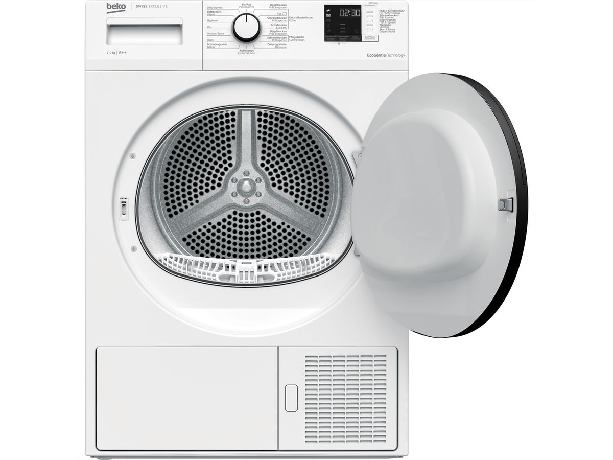 Beko Wäschetrockner 500732CH, 7kg FlexySense, A++, 15Progr.