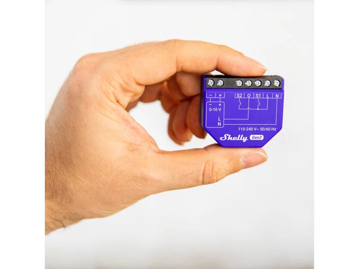 Shelly Dimmaktor Dimmer 0/1-10V PM Gen3