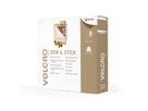 VELCRO® Klettband zum Aufnähen & Aufkleben Haken & Flausch 20mm x 25m Weiß