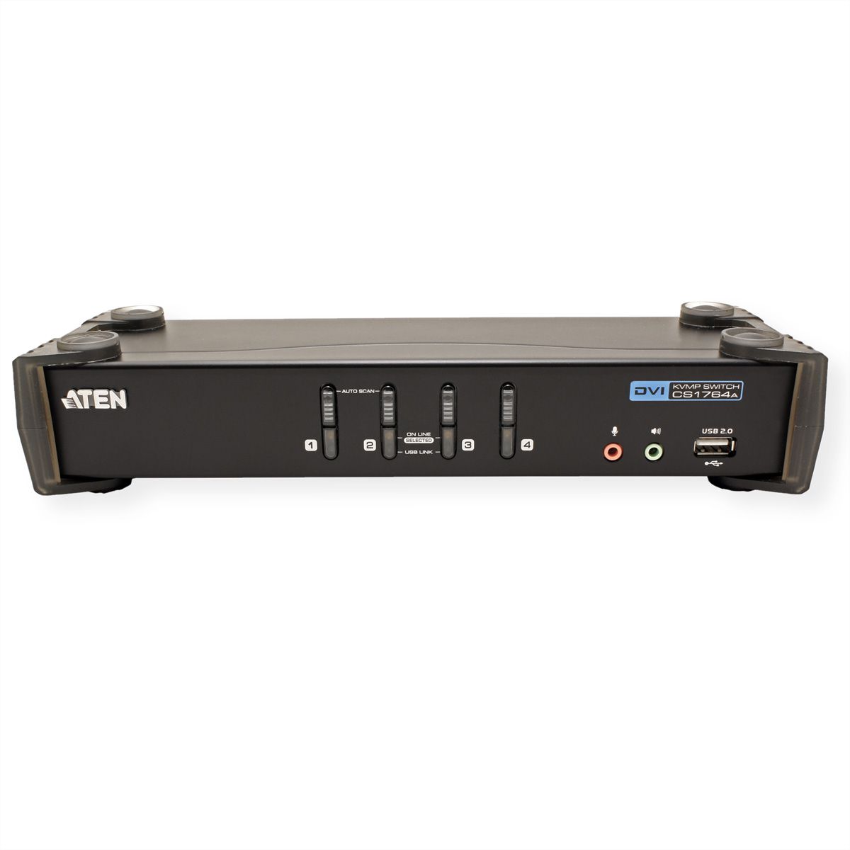 ATEN CS1764A Switch KVM DVI, USB, Audio, Hub USB, 4 ports