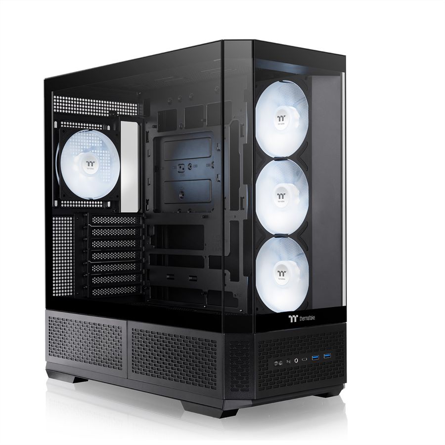 Thermaltake TR300 TG ARGB Mid Tower Gehäuse, Schwarz