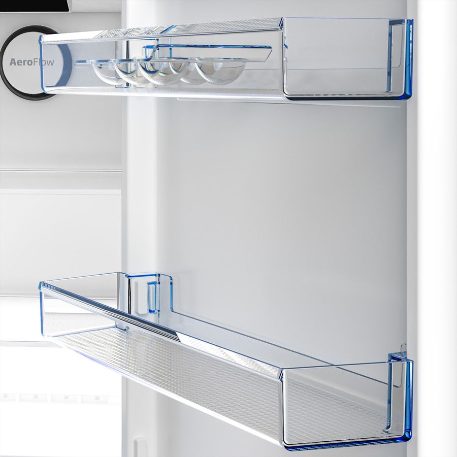 Beko Kühl-Gefrierkombination KG535 , 355l, 203.5cm