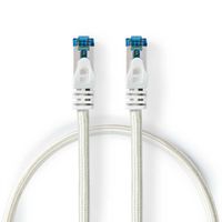 Nedis Cordon réseau S/FTP Cat.6A, blanc, 3.0m