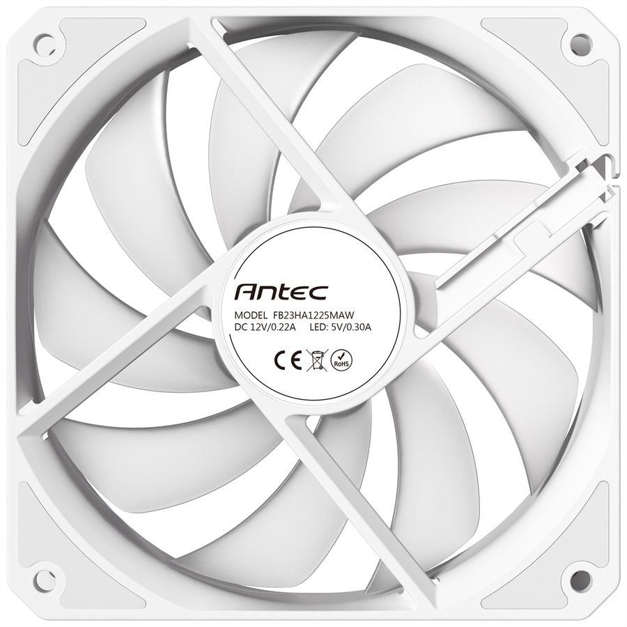 ANTEC P12R PWM ARGB REVERSE Fan PC Gehäuselüfter, weiß