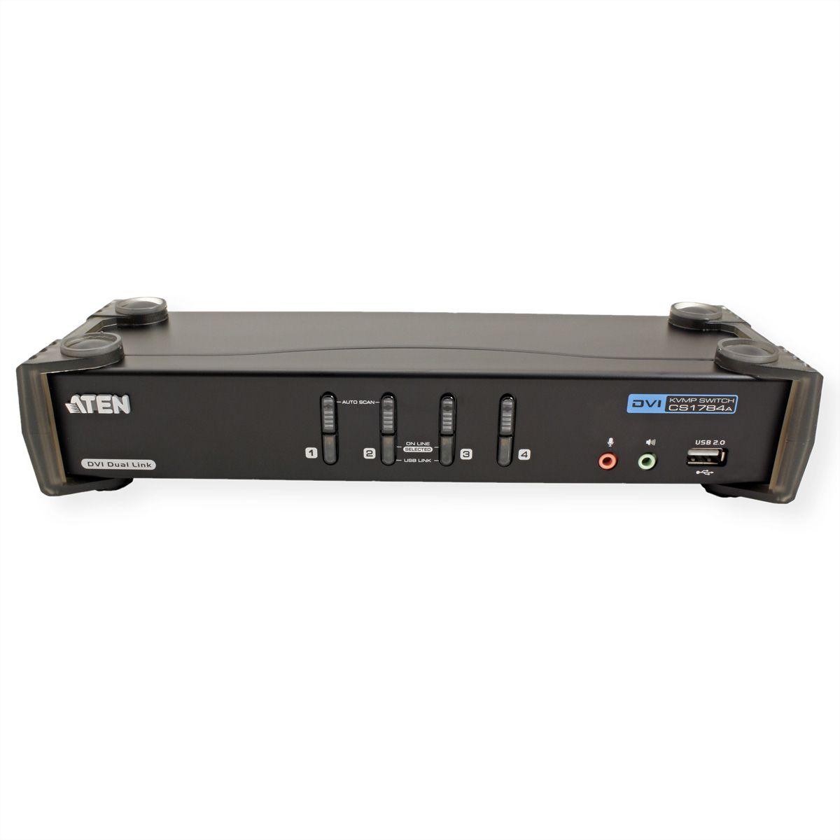 ATEN CS1784A Switch KVM Dual-Link DVI, USB, Audio, 4 ports