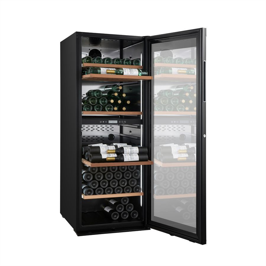 Climadiff Weinkühlschrank MILLESIME190DB, Freistehend, 2 Zonen, 193 Flaschen
