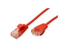 ROLINE UTP DataCenter Patchkabel Kat.6A (Class EA), LSOH, slim, rot, 2 m