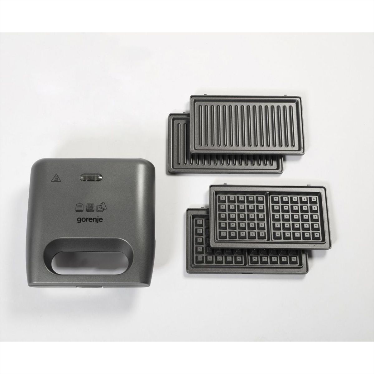 **Retoure**Gorenje Appareil à sandwich SM703GCG, 700 W, argent