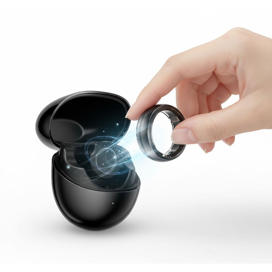MYnextRING Smart Ring Silber, Grösse 13