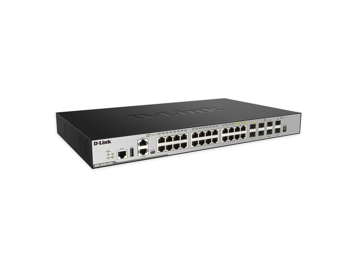 D-Link DGS-3630-28TC/SI 28 Port Switch Layer 2 Gigabit Stackable