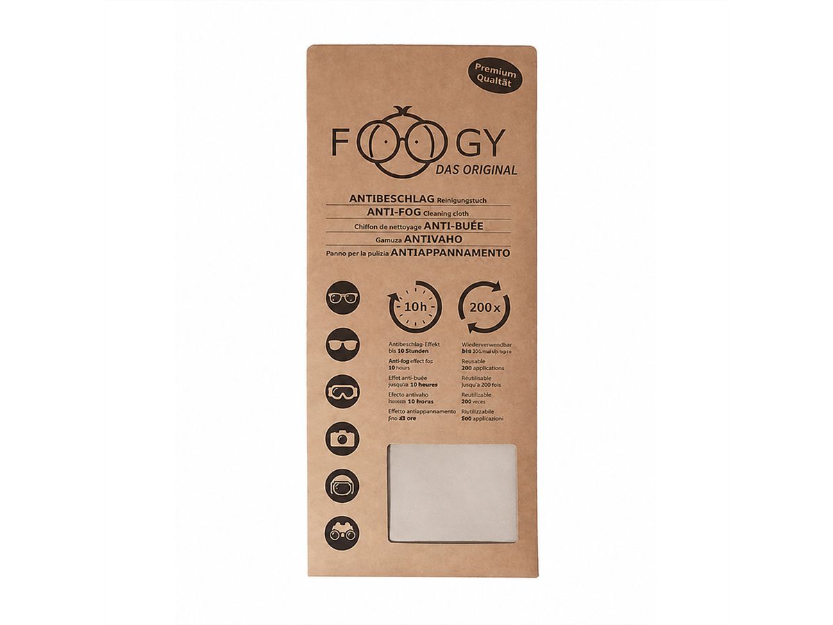FOOGY Antibeschlag-Reinigungstuch