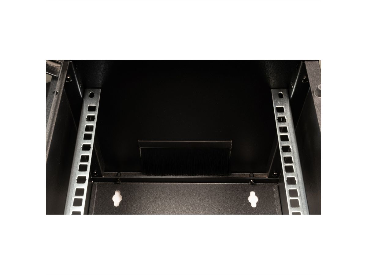 ROLINE 10" Boîtier mural 9U, 312x300 LxP  noir