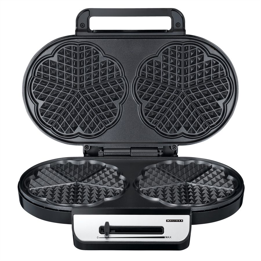 Melissa Gaufrier 16250087, Gaufrier double, noir/ss, 1200W