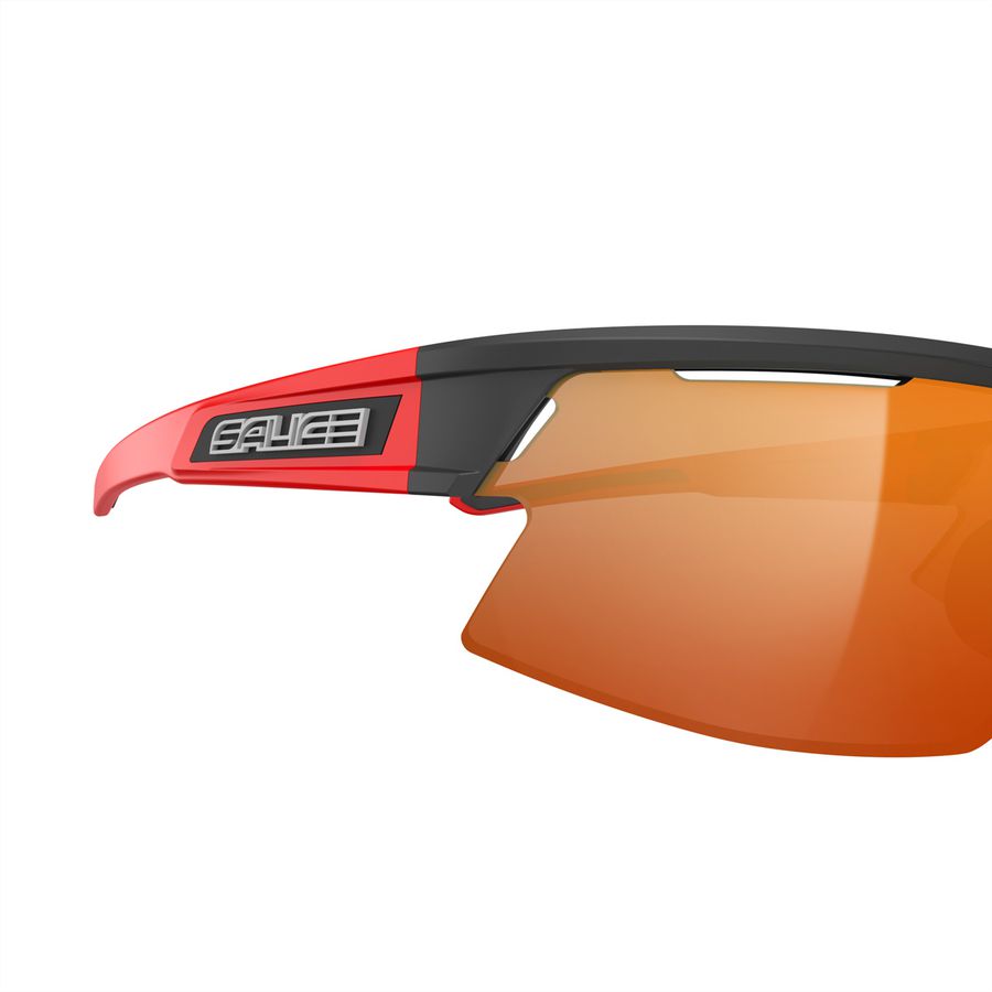 Salice Occhiali Lunettes de sports 025RW, White-Orange / RW Red