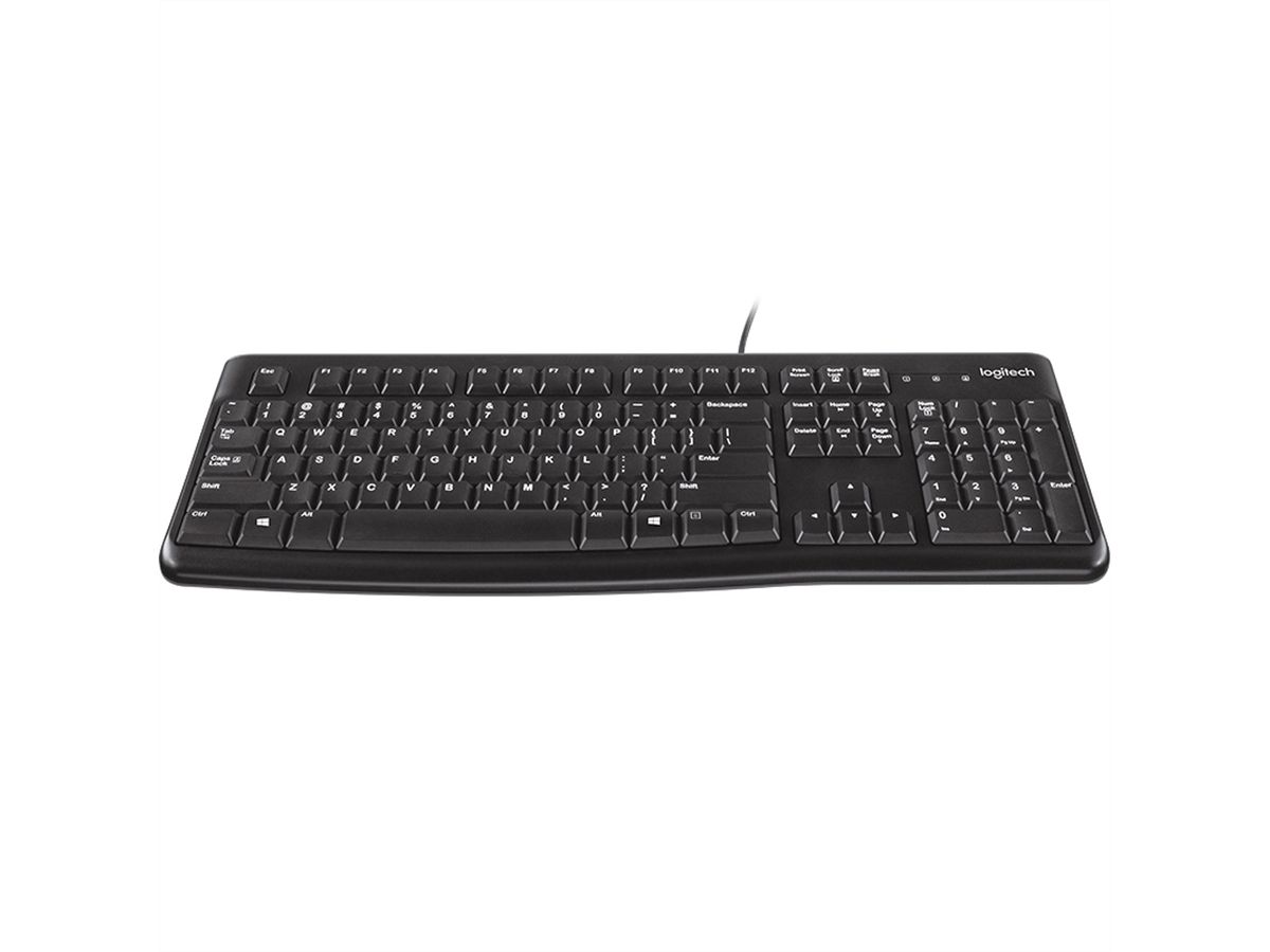 Logitech MK120 Desktop Keyboard m. Kabel USB, quite typing inkl. Optical Mouse