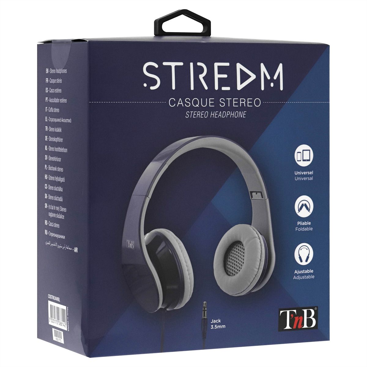 T'nB Casque Stream, 20-20000 HZ, 3.5mm Jack