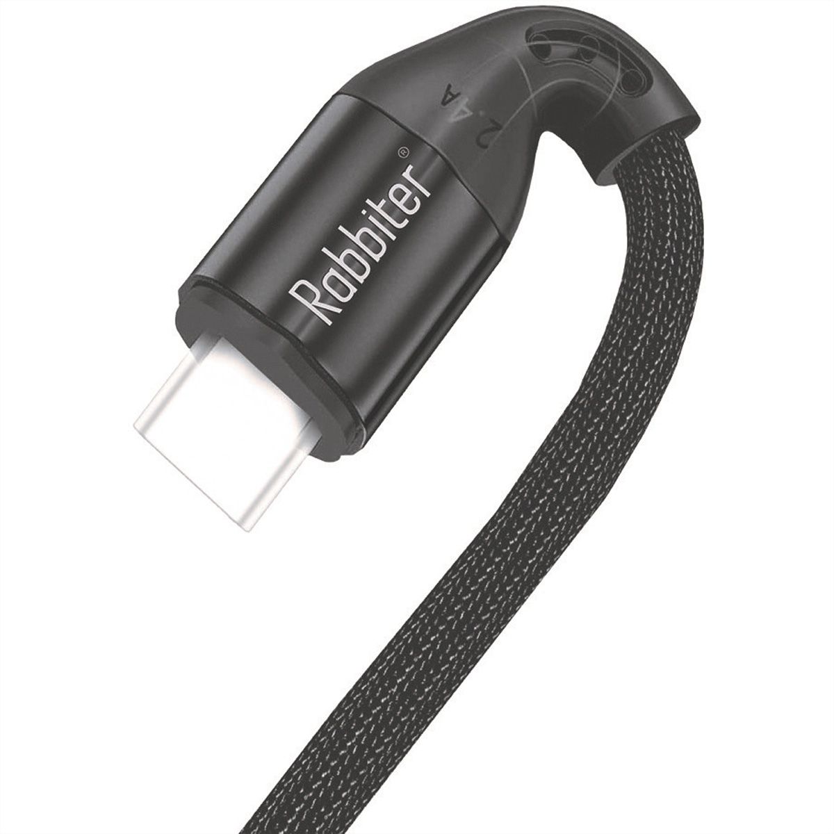Rabbiter Power USB-C Kabel, 100W, 2.0m, schwarz, 2 m