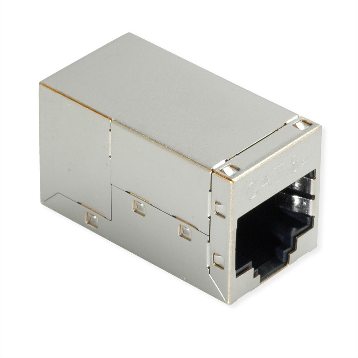 ROLINE Coupleur RJ-45 blindé, Cat.6A/Classe EA, argent