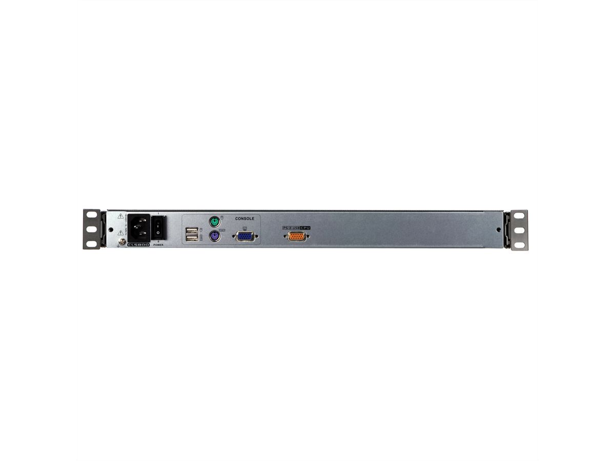 ATEN CL5800N Console KVM, LCD 48cm, VGA, PS/2-USB, port périphériques, DE-Layout