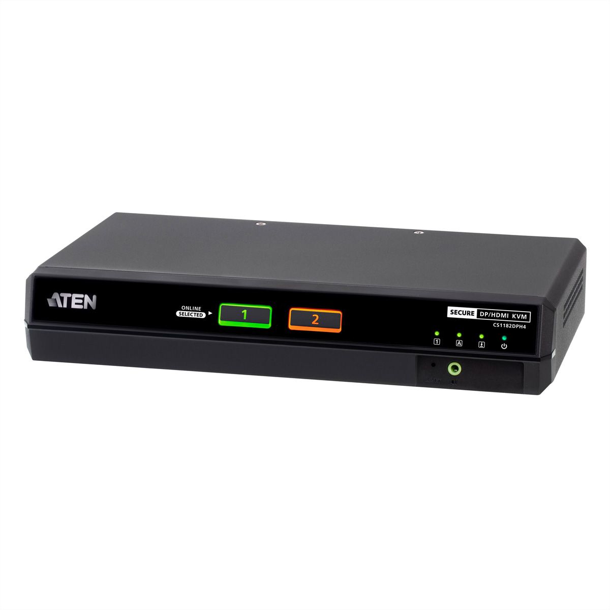 ATEN CS1182DPH4 2-Port USB 5K DP/HDMI, Single Display Universal Secure KVM Switch